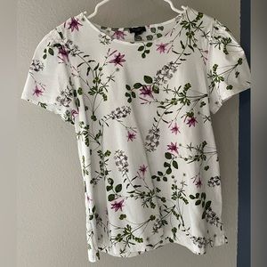 Ann Taylor garden print tee